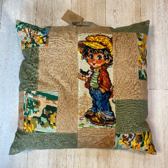 Coussin de sol upcycling...
