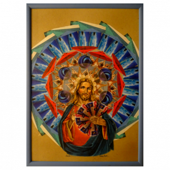 Tableau Mandala Jésus