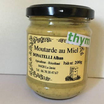 Moutarde au miel thym